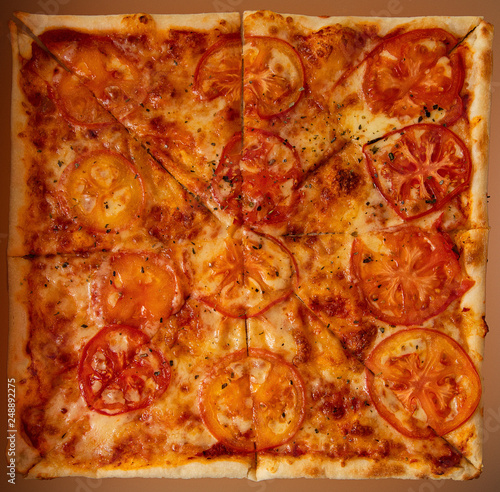 square pizza margarita