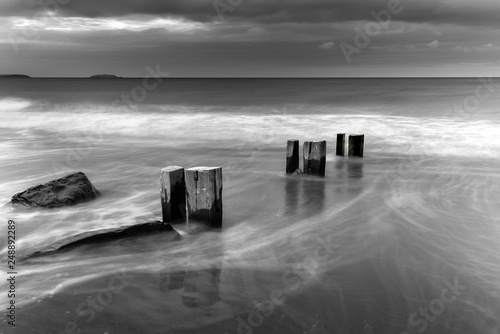 Youghal Strand black and white