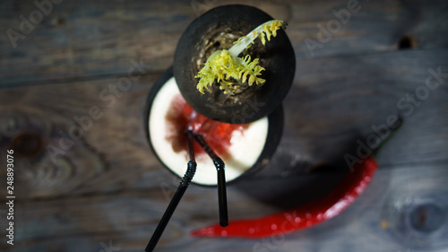 Wallpaper Mural Healthy and delicious cocktail with pepper Torontodigital.ca