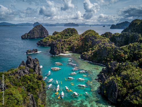 tropical island in the sea