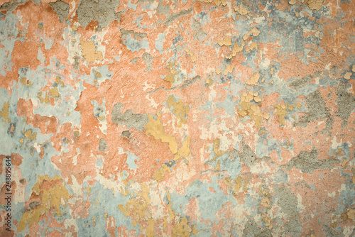 Grunge wall of the old house. Textured background © Oleh
