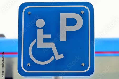 disabled parking sign