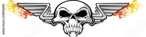 Hot rod skull