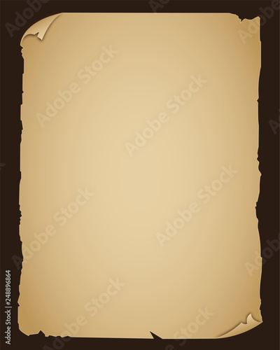 Vintage brown paper design, vector illustration