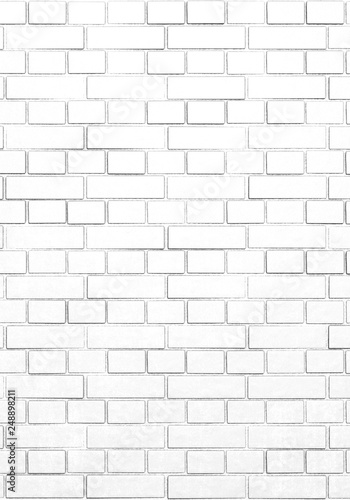 vertical background white brick wall