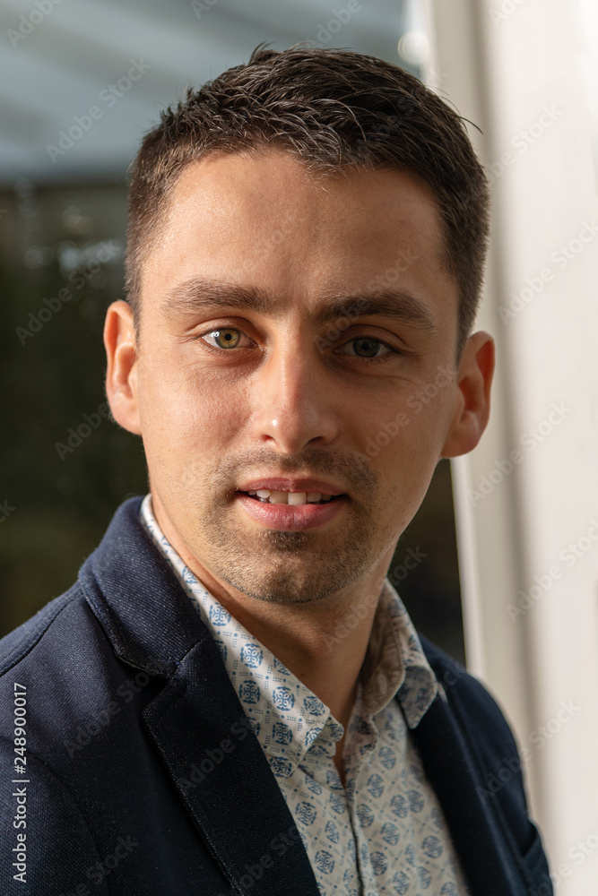 Young man portrait. Young man portrait.
