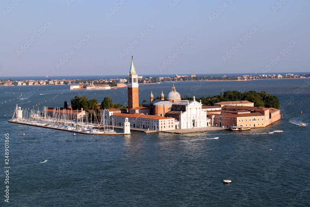 aerial view of venice