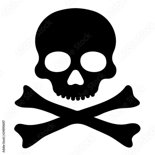 Skull and bones icon