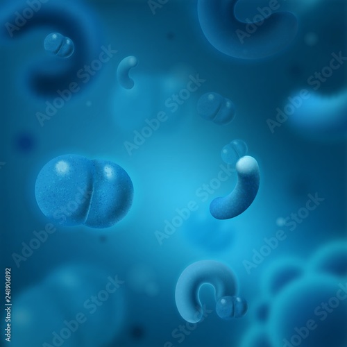 Germs bacteria and viruses, virology