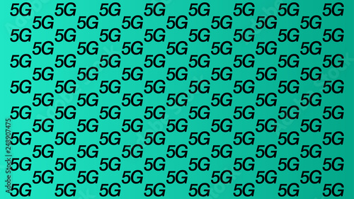 Telecommunication connection system 5G with high data rate