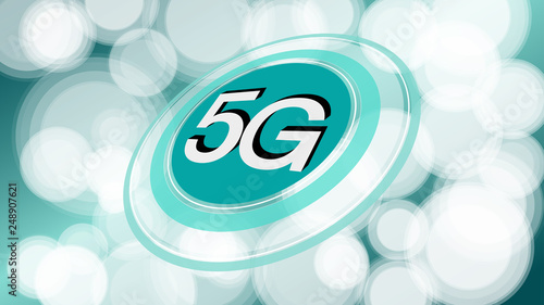 High speed new 5G technology wireless cellular network