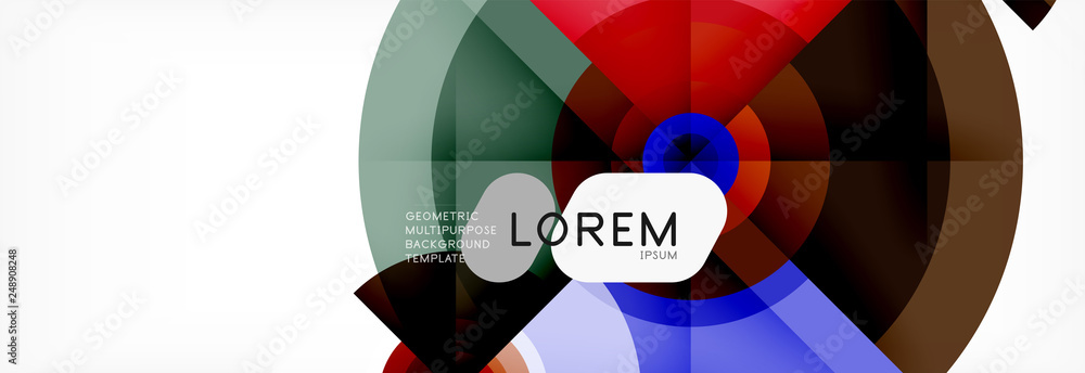 Geometric circle abstract background, creative geometric wallpaper. Geometric circle abstract background, creative geometric wallpaper.