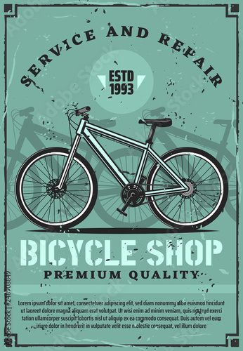 Bicycle rent, repair and fixing service