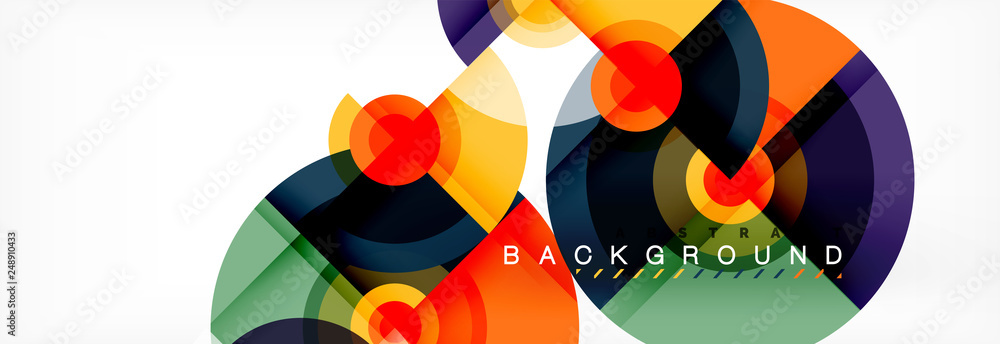 Abstract background circle design Abstract background circle design
