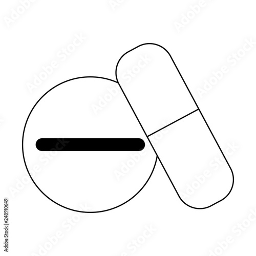 medicine and pill drugs black and white photo