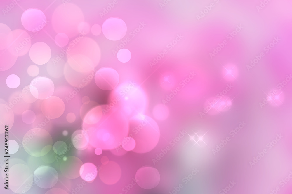 Purple bright abstract bokeh. Purple and pink gradient glowing background with bright blurred circles and glittering stars. Beautiful texture. Purple bright abstract bokeh. Purple and pink gradient glowing background with bright blurred circles and glittering stars. Beautiful texture.