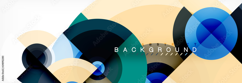 Abstract background circle design Abstract background circle design