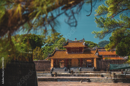 Royal Tomb in Hue, Vietnam photo