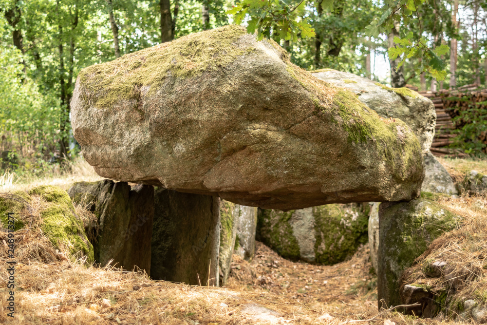 Megalithanlage Dolmen Raven 2 bei Wetzen in der Lüneburger Heide