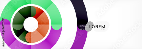 Circular lines design background