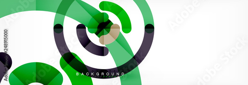 Circular lines design background