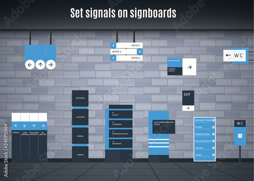 Set signage design