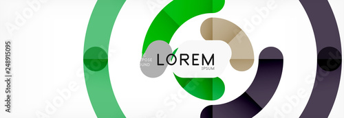 Circular lines design background