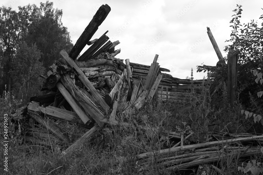 old ruined house old ruined house