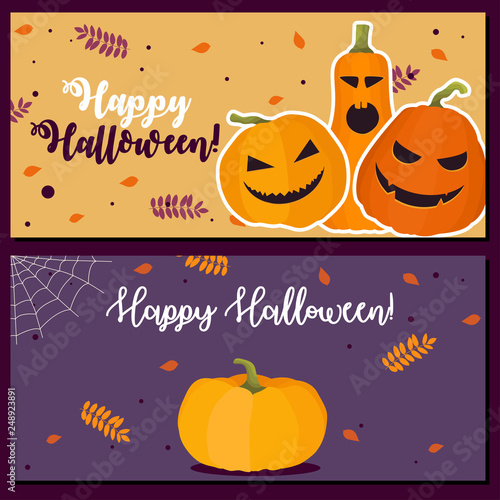 Halloween greetings card template