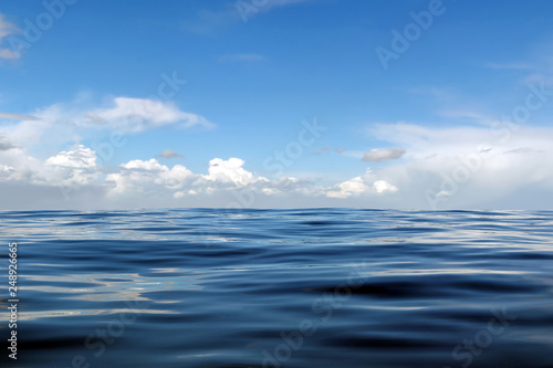 3d rendering of ocean view