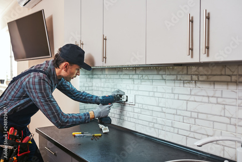 Canvas Print Electricity protection