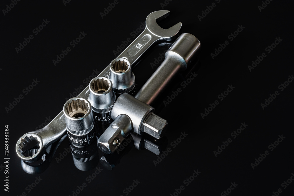 Screws, washers, nuts, keys for loosening and tightening Screws, washers, nuts, keys for loosening and tightening