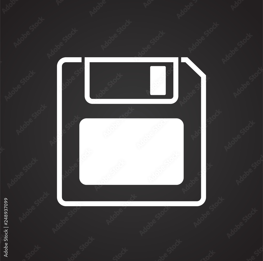 Data storage device icon on black background for graphic and web design, Modern simple vector sign. Internet concept. Trendy symbol for website design web button or mobile app Data storage device icon on black background for graphic and web design, Modern simple vector sign. Internet concept. Trendy symbol for website design web button or mobile app