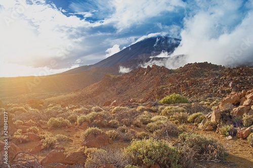 Volcano Pico del Teide, National Park, Tenerife Canary Islands, Spain