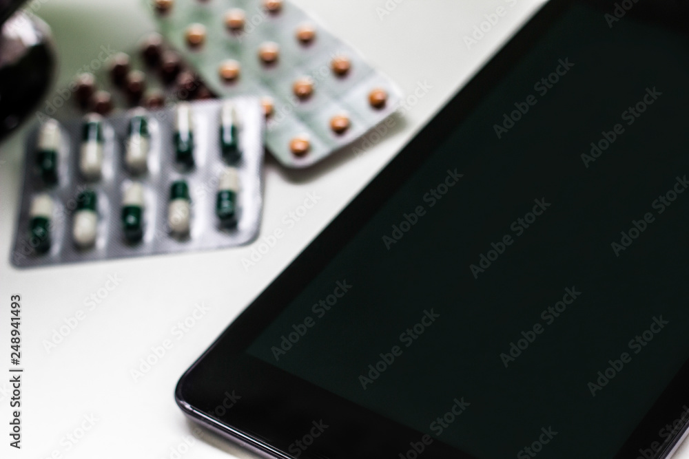 Digital tablet and pills