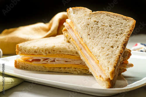 Cheese Turkey Mayonnaise Sandwich