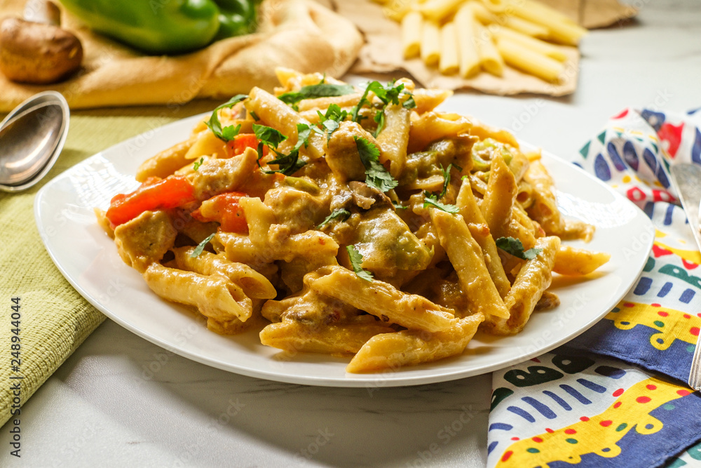 Chicken Fajita Pasta Chicken Fajita Pasta