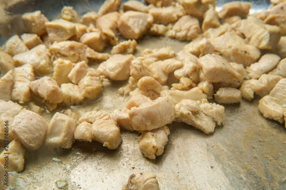 Cooking Chicken Wok Cooking Chicken Wok
