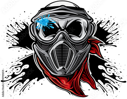 Foto Paintball skull