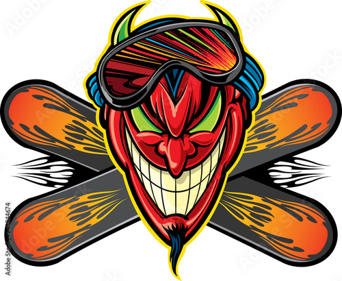 Snowboard devil