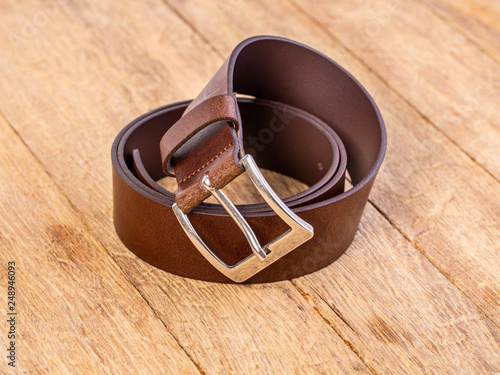 Obraz na płótnie Stylish leather belt