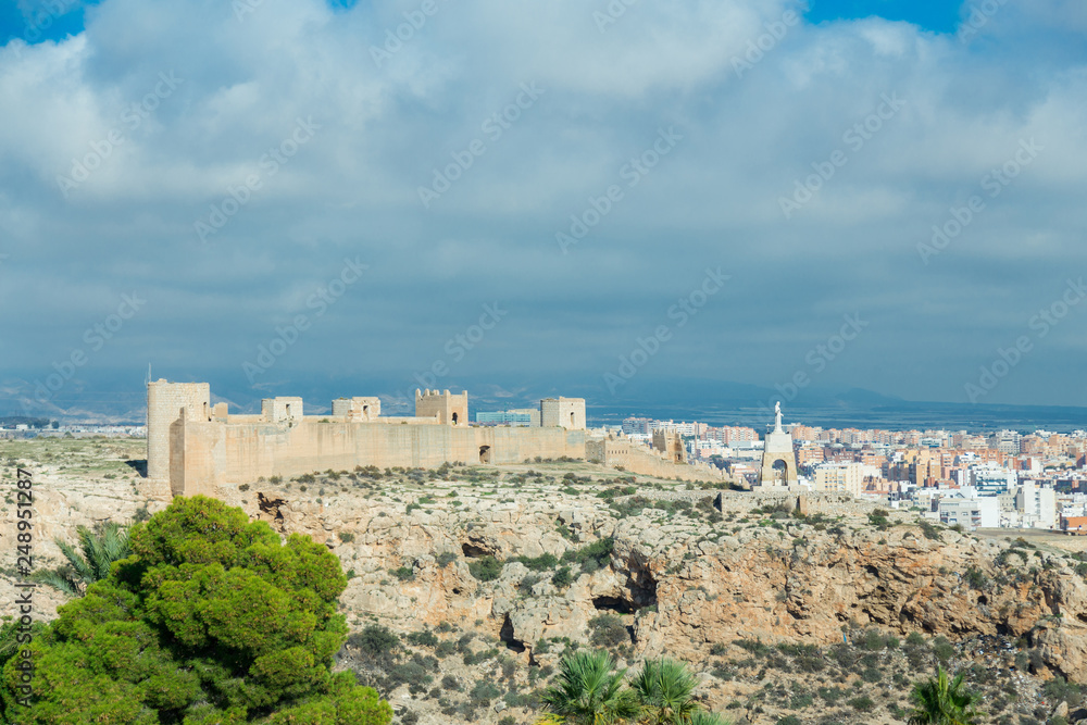 Medieval castle Alcazaba of Almeria