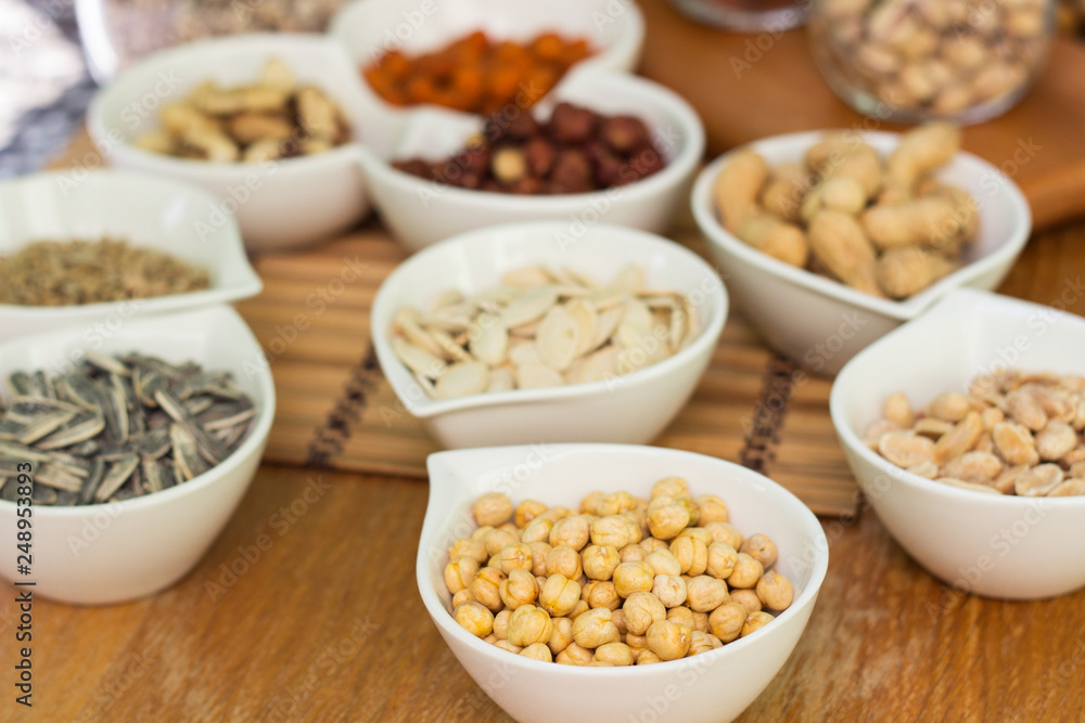 Nuts and seeds Nuts and seeds