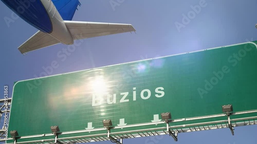 Airplane Take off Buzios photo