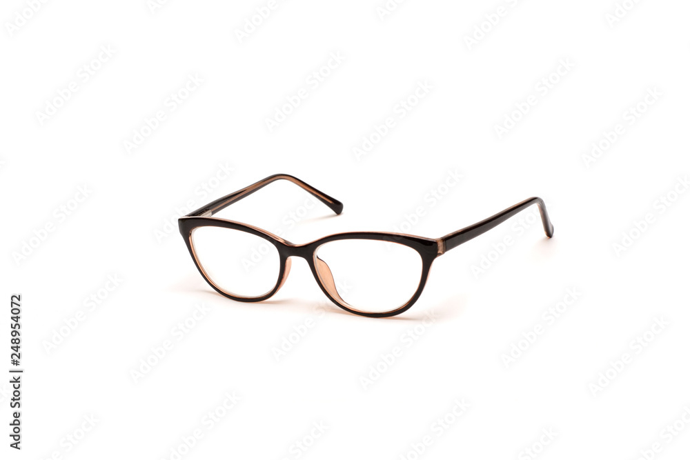 Fototapeta premium glasses isolated on white background