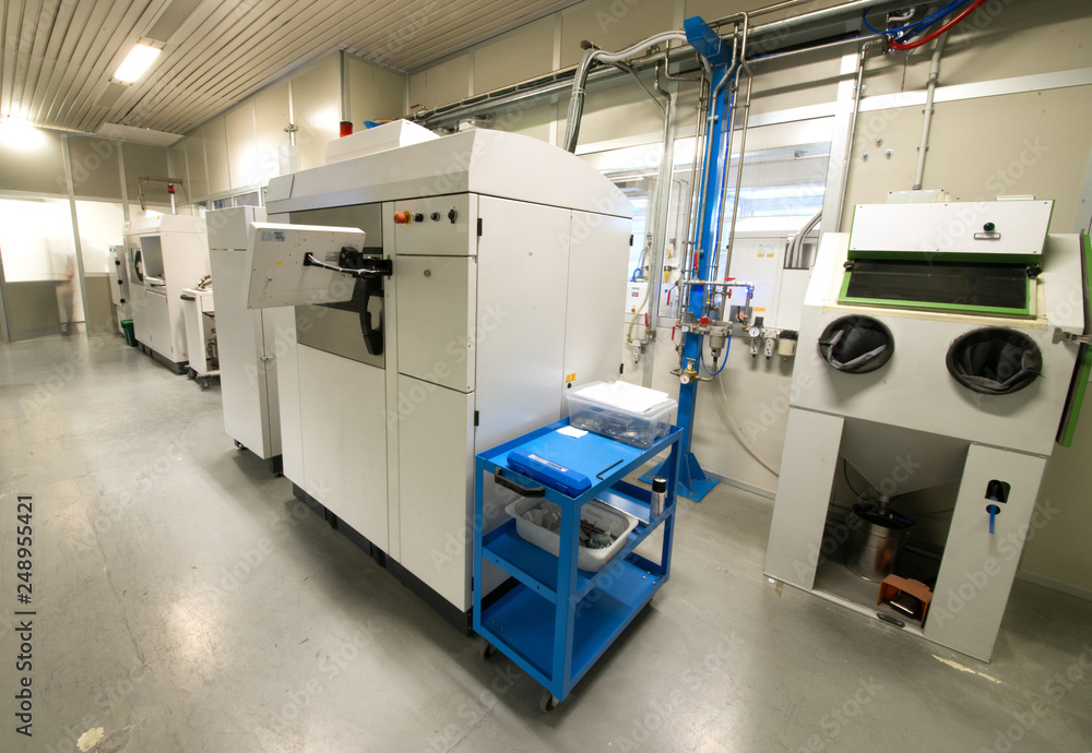 Metal 3D printer (DMLS) - Direct metal laser sintering (DMLS) is an additive manufacturing technique that uses a laser fired into a bed of powdered metal. Metal 3D printer (DMLS) - Direct metal laser sintering (DMLS) is an additive manufacturing technique that uses a laser fired into a bed of powdered metal.