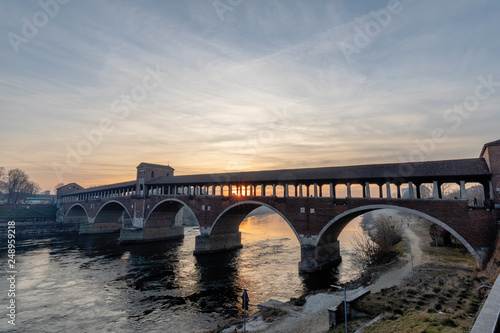 pavia ponte coperto