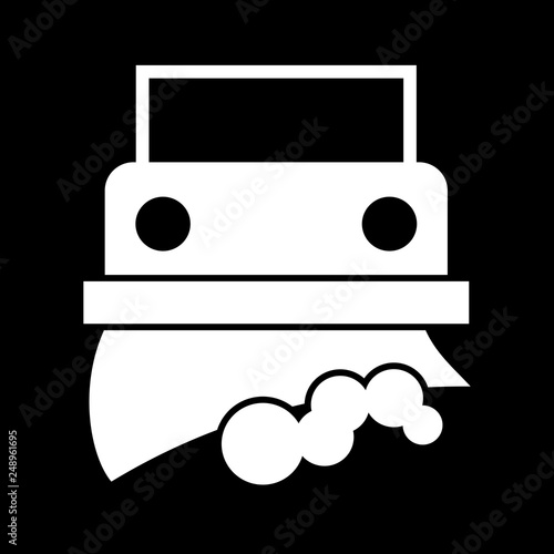 Vector snowplow icon