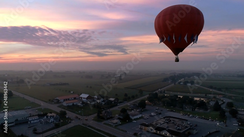 Hot Air Balloon in Amish Countryside 32