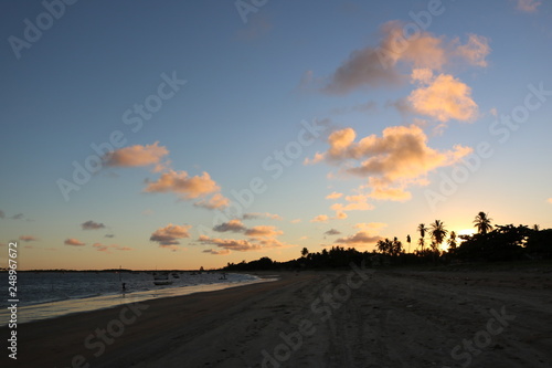 clouds on the coast